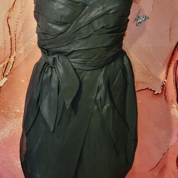 MARC JACOB'S BLACK STRAPLESS MINI DRESS - Picture 4 of 12